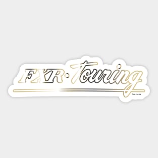 F X R - Touring Gold Pinstripe Sticker